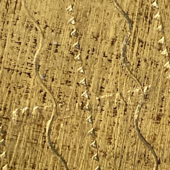 Vintage Italian Florentine Wooden Box w/Hinged Lid Gold Rectangle Chippy Italy - Picture 16 of 16